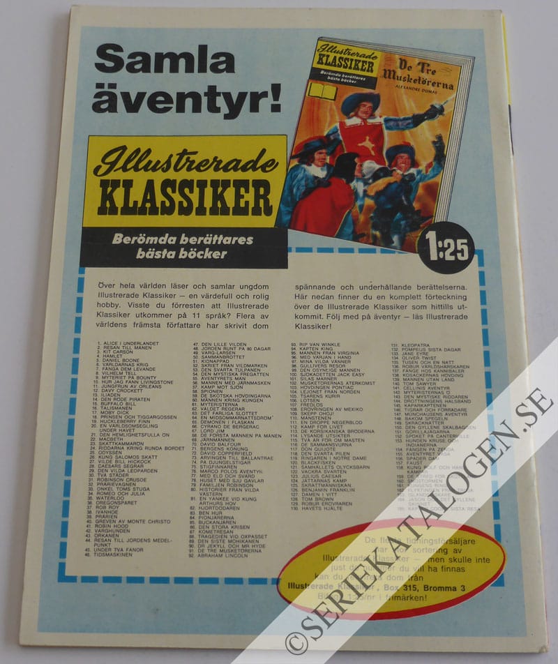 Baksida på En Yankee vid kung Arthurs hov (1967)