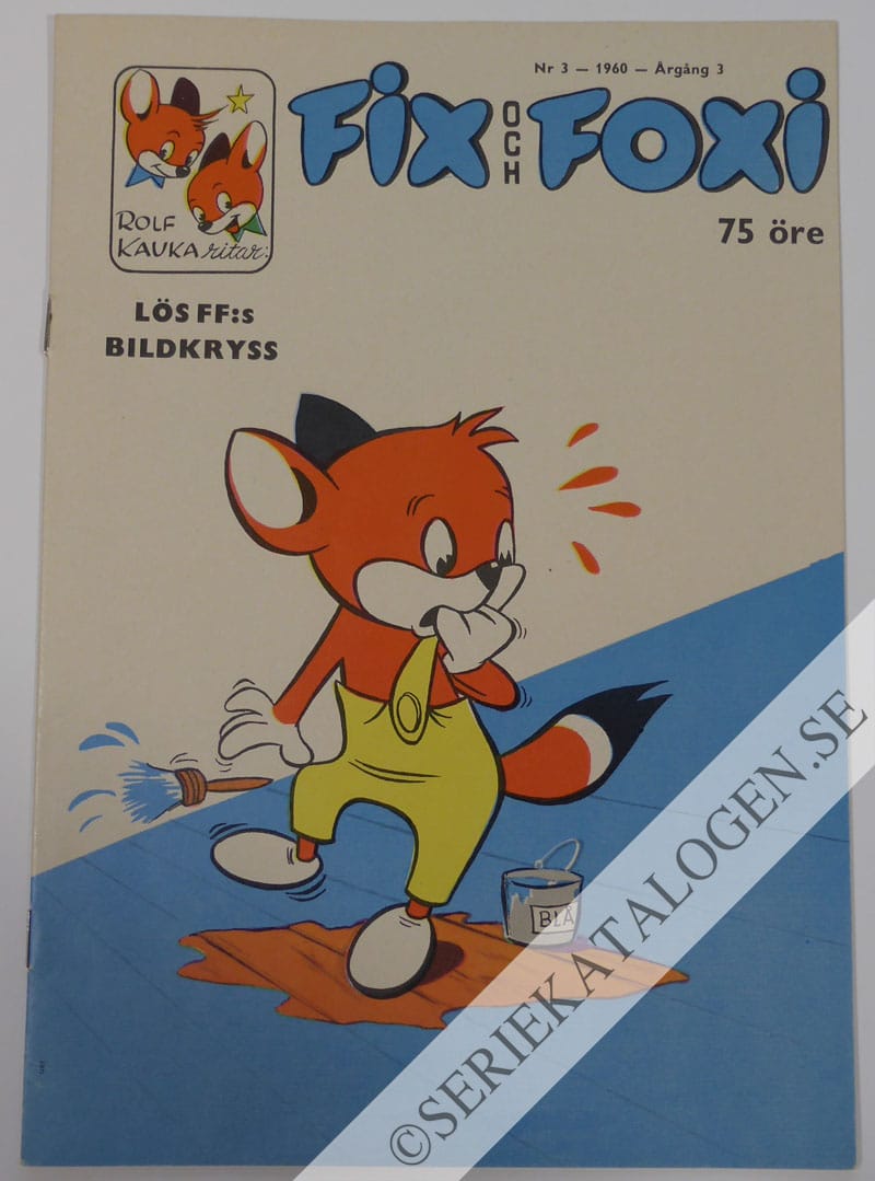 Framsida på Fix och Foxi #3 (1960)