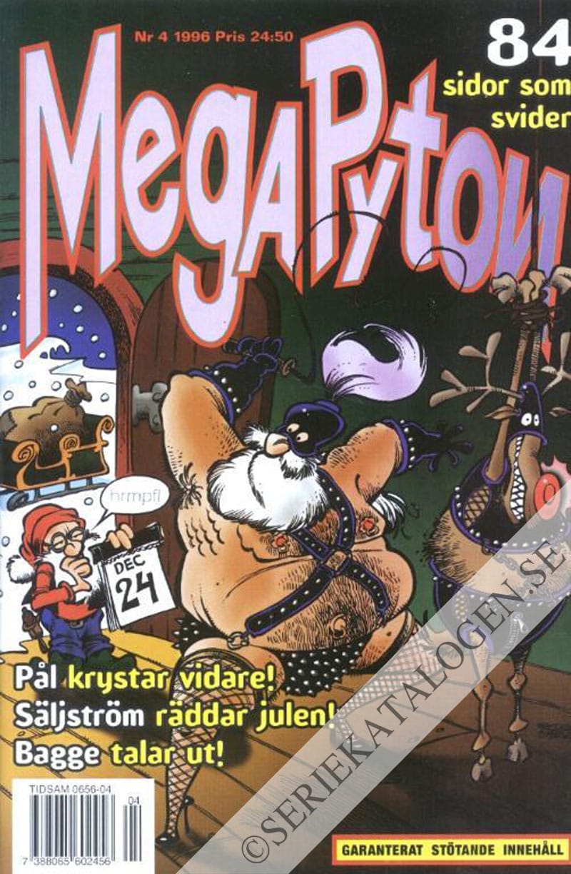 Framsida på MegaPyton #4 (1996)