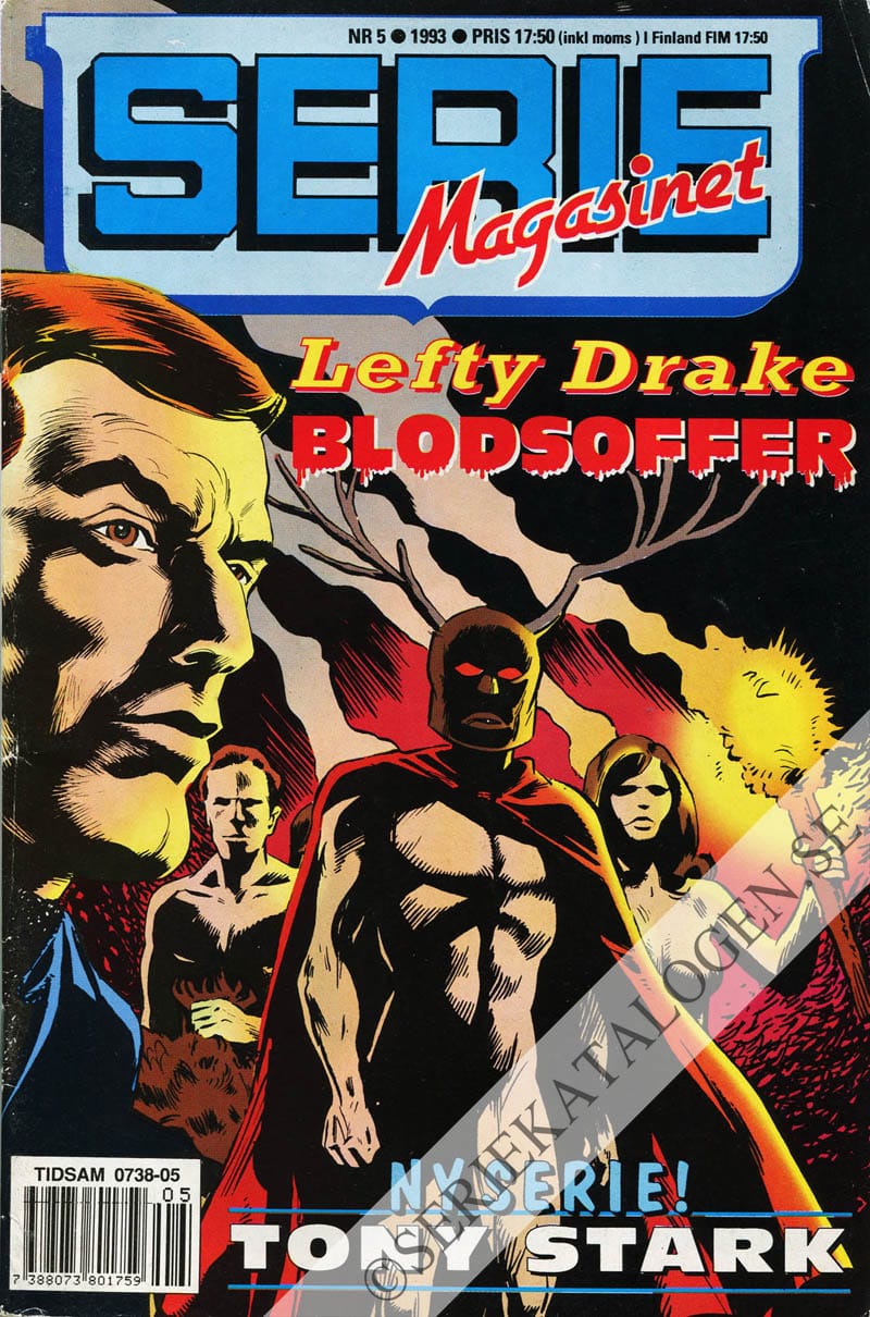 Framsida på Seriemagasinet #5 (1993)