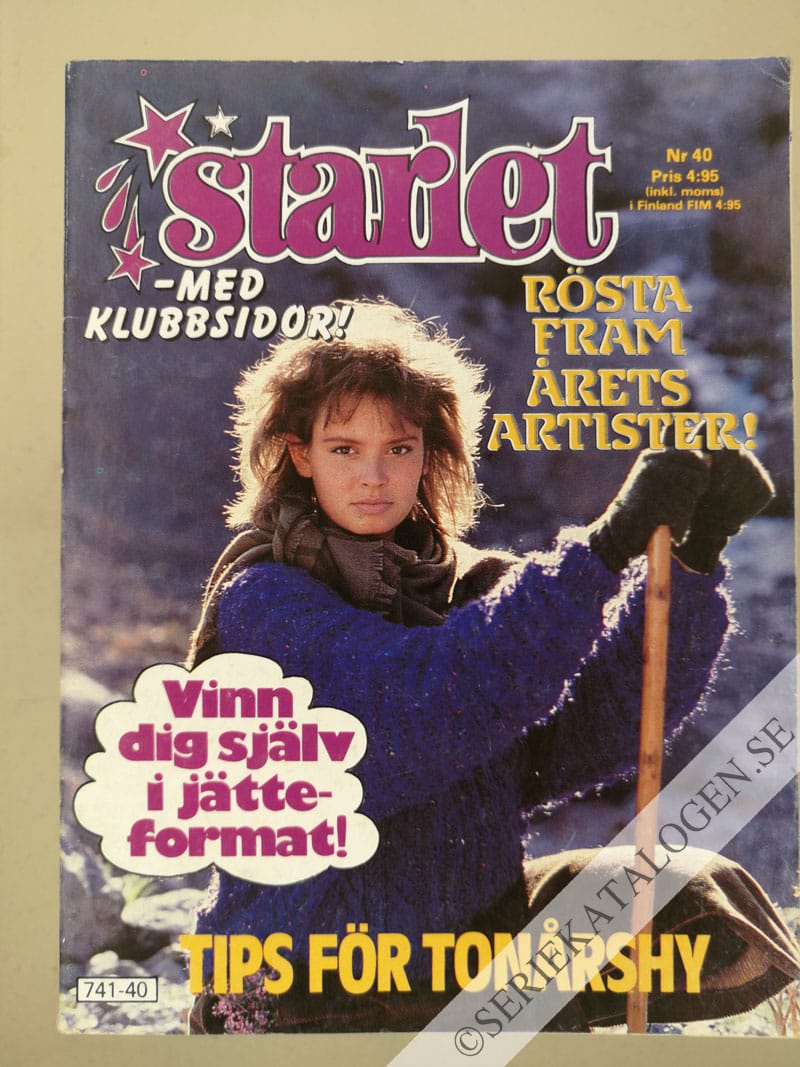 Framsida på Starlet #40 (1984)