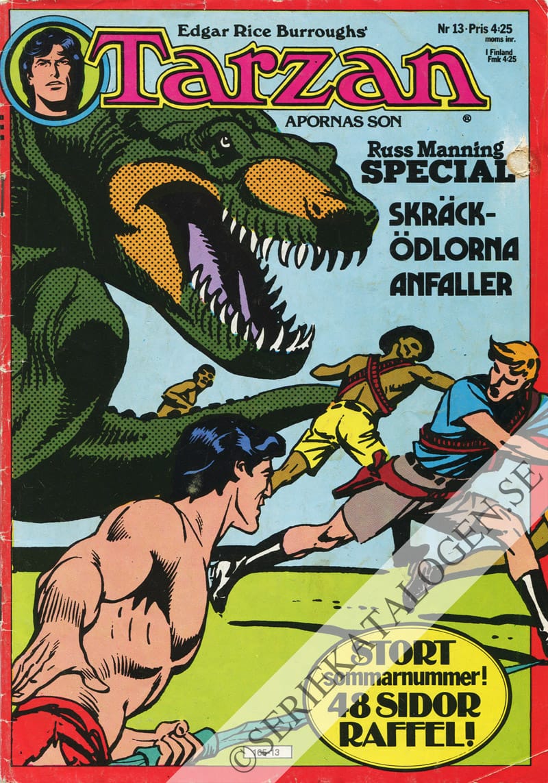 Framsida på Tarzan #13 (1977)