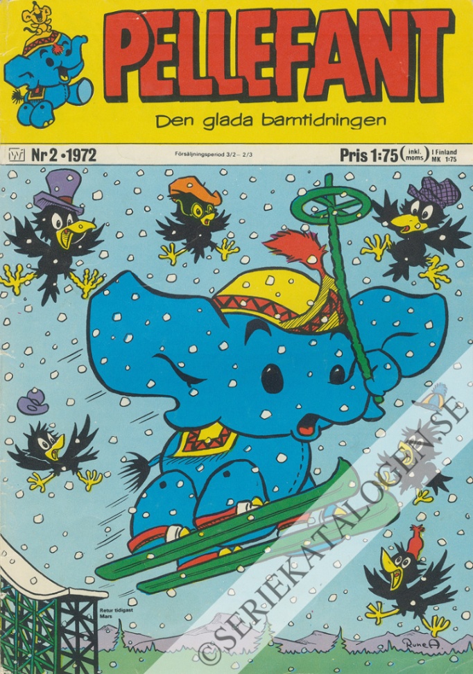 Framsida på Pellefant #2 (1972)