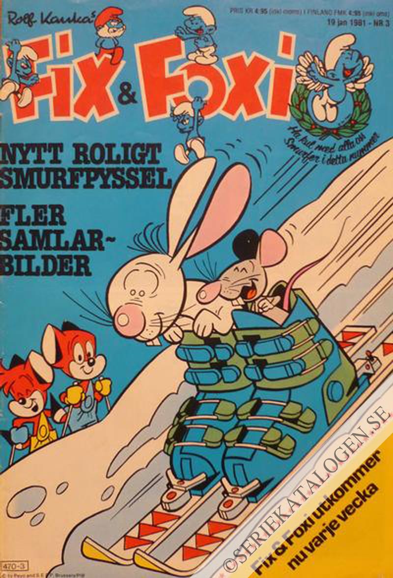 Framsida på Fix och Foxi #3 (1981)