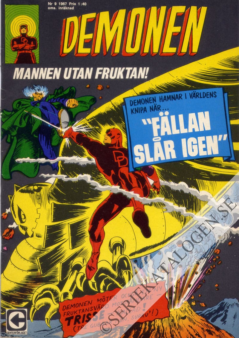 Framsida på Demonen #9 (1967)