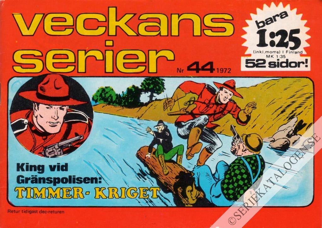 Framsida på Veckans serier #44 (1972)
