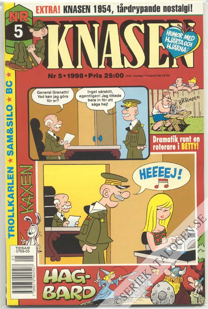 Framsida på Knasen #5 (1998)