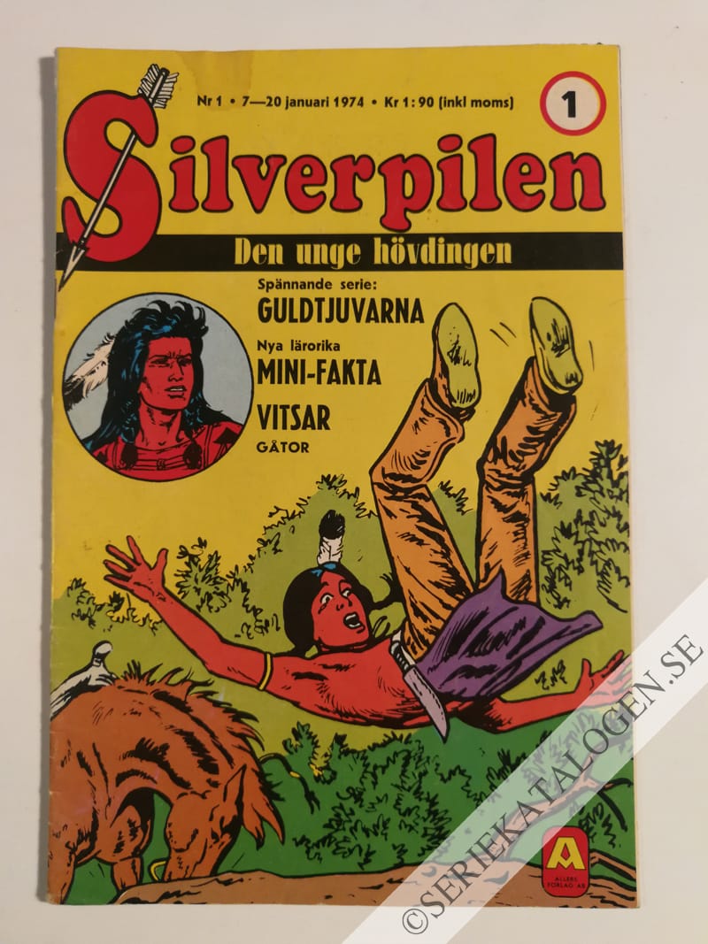 Framsida på Silverpilen #1 (1974)