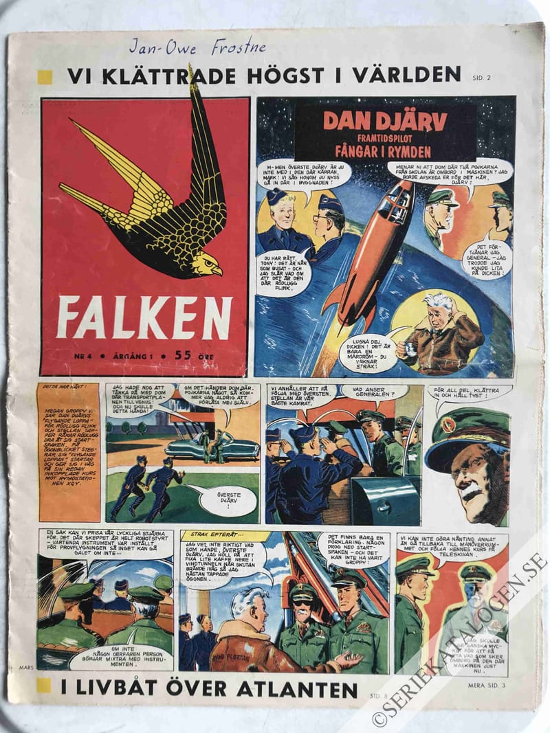 Framsida på Falken #4 (1955)