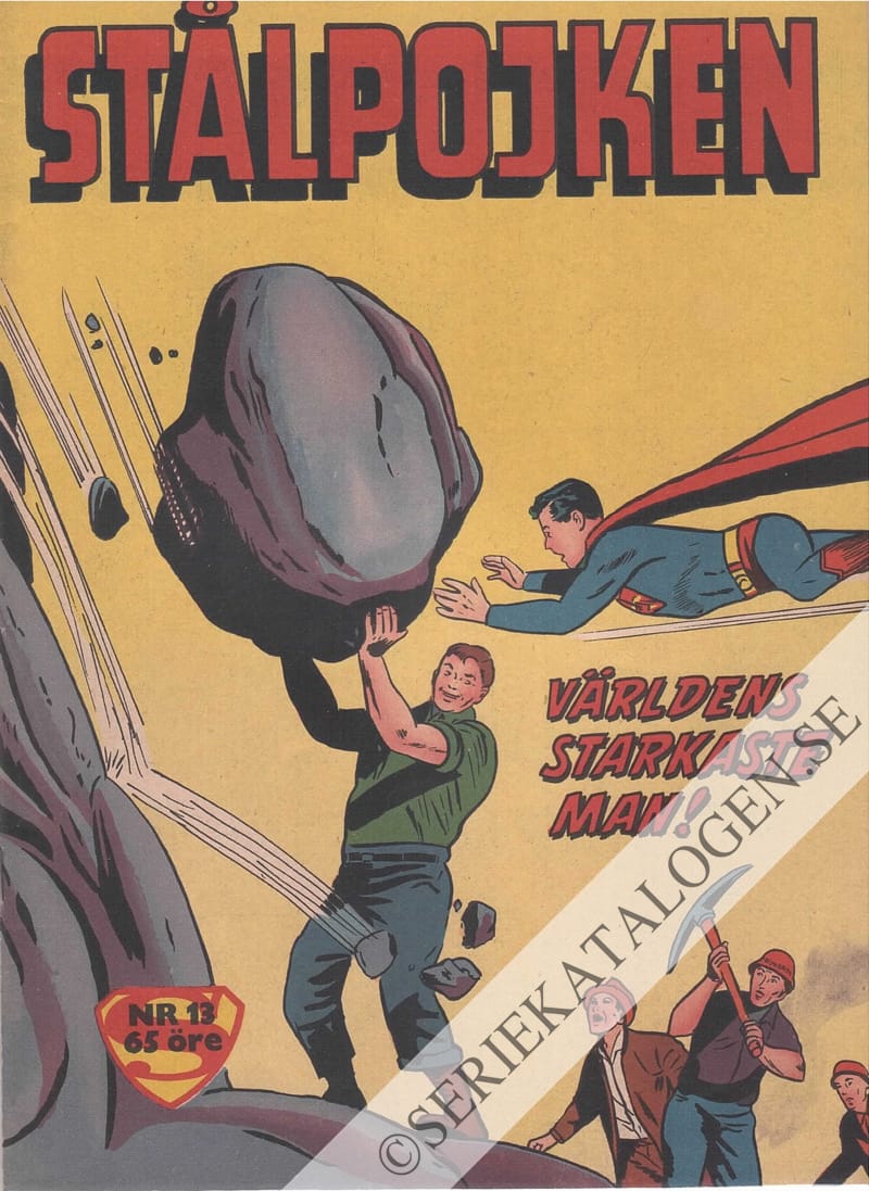Framsida på Stålpojken #13 (1959)