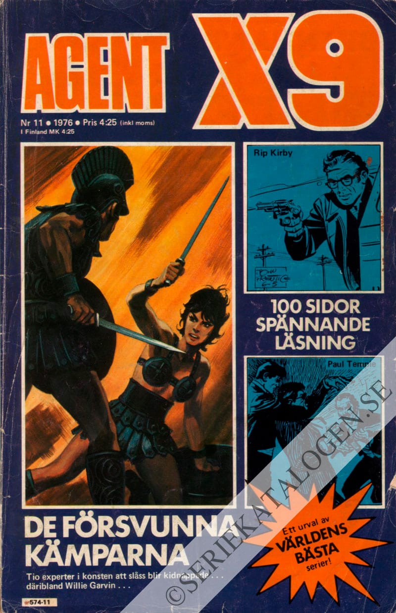 Framsida på Agent X9 #11 (1976)