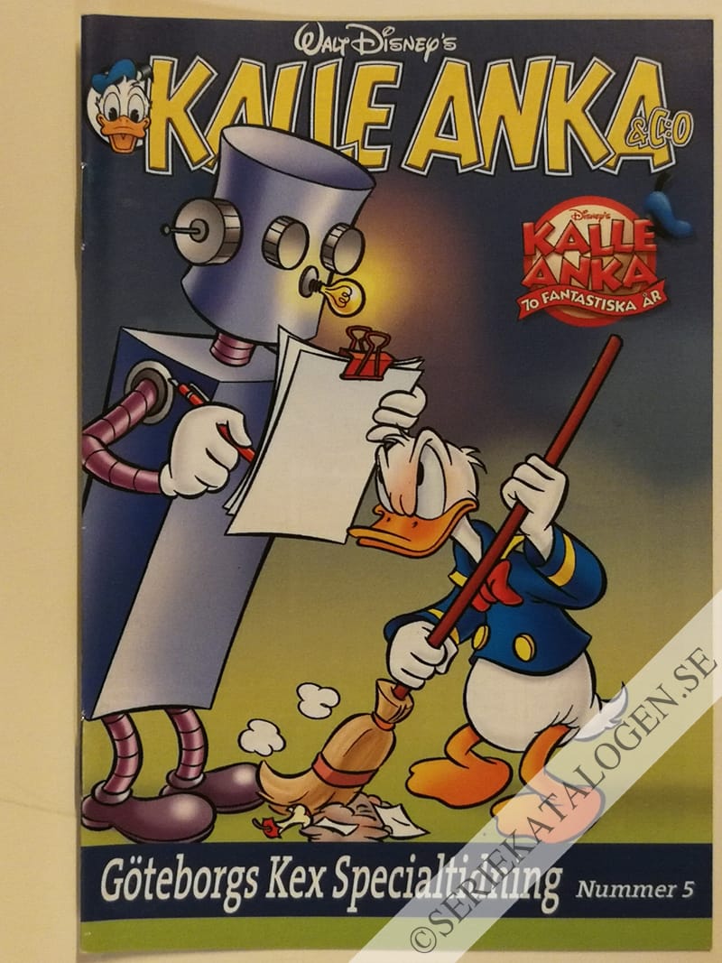 Framsida på Kalle Anka & C:o - Göteborgs Kex specialtidning #5 (2004)