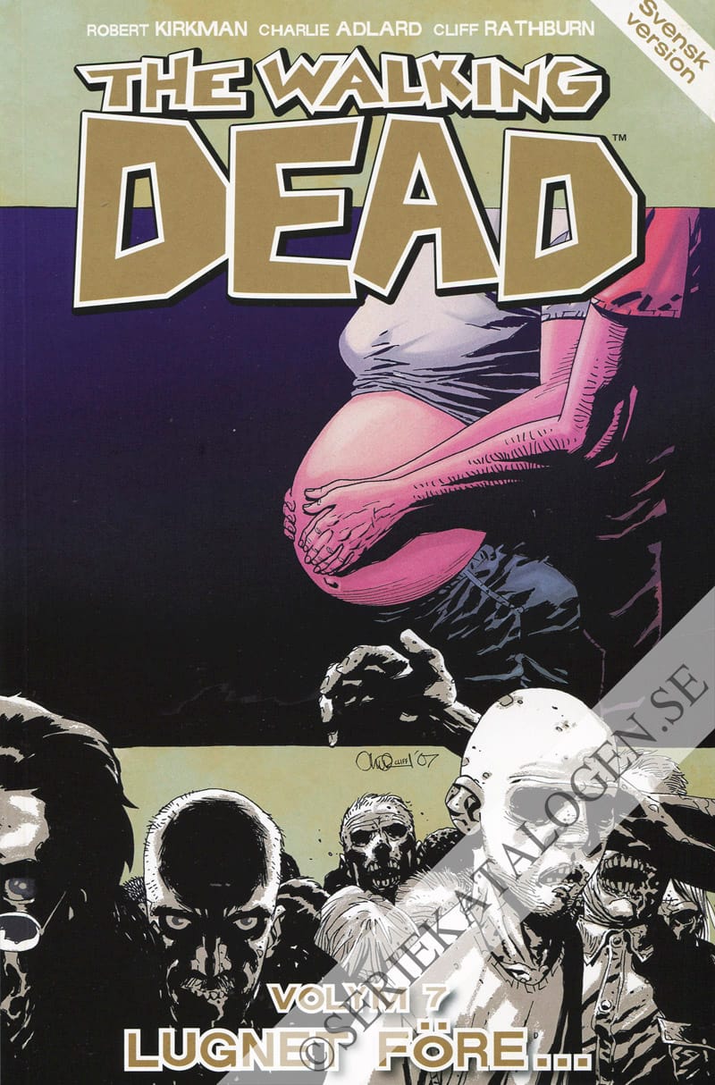 Framsida på The walking dead Lugnet före... (2013)