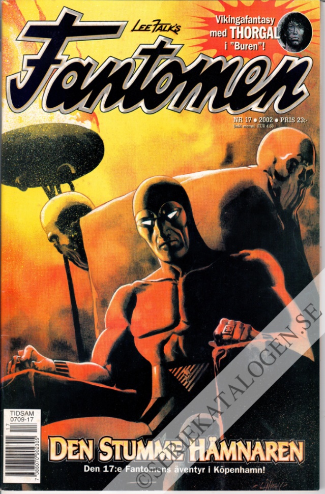 Framsida på Fantomen #17 (2002)