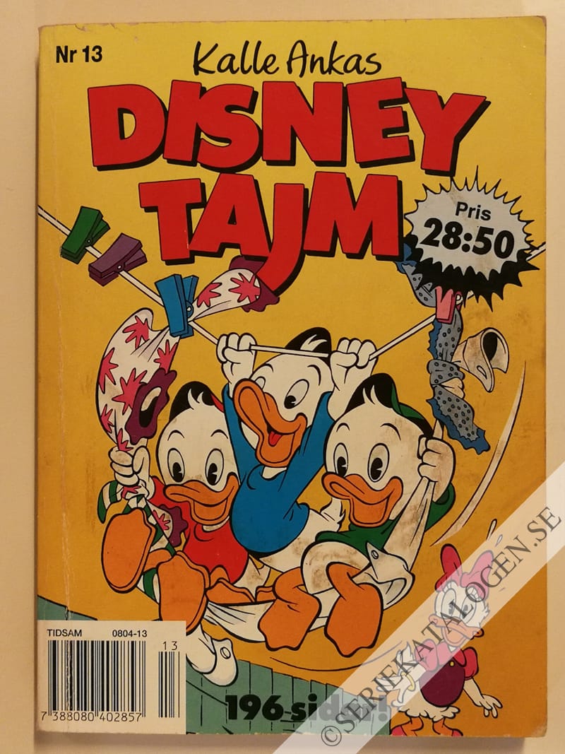 Framsida på Kalle Ankas Disneytajm #13 (1995)