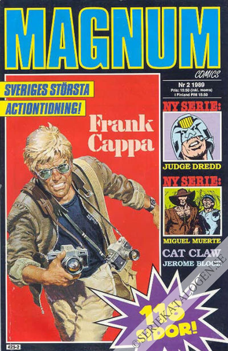 Framsida på Magnum comics #2 (1989)