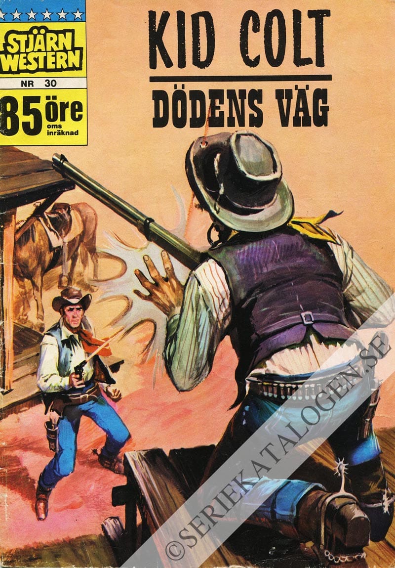 Framsida på Stjärnwestern Kid Colt - Dödens väg (1965)