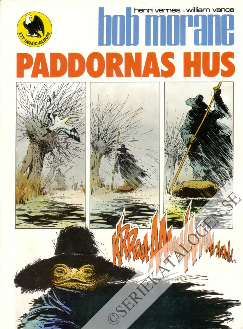 Framsida på Bob Morane Paddornas hus (1980)