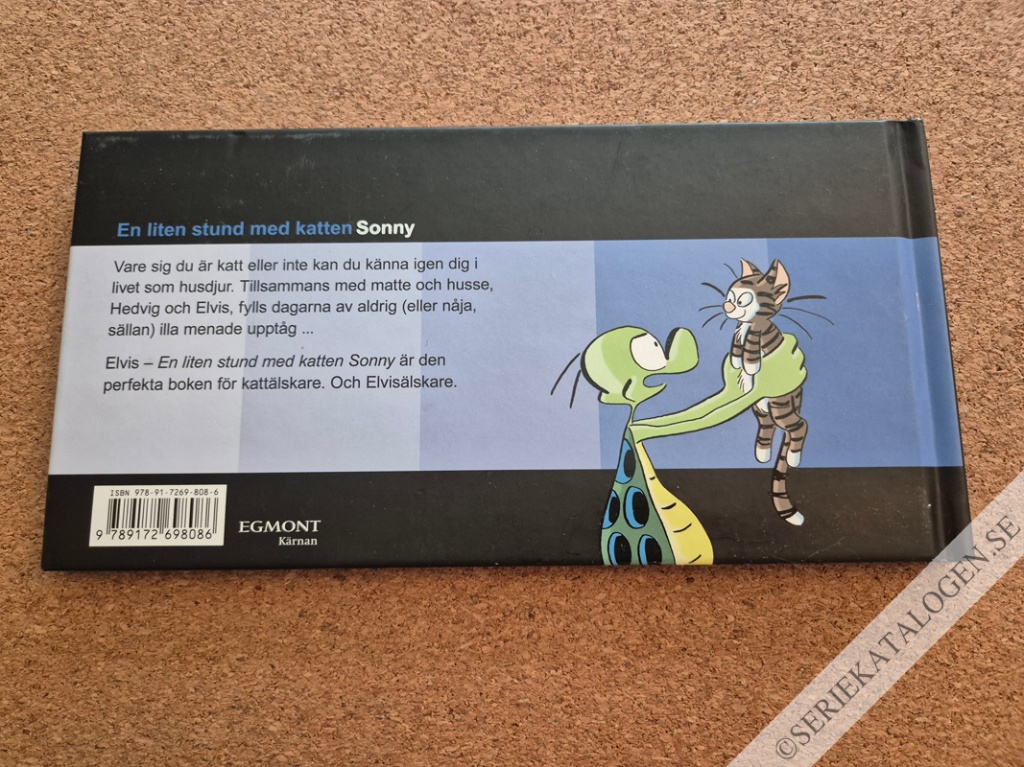 Baksida på En liten stund med katten Sonny (2008)