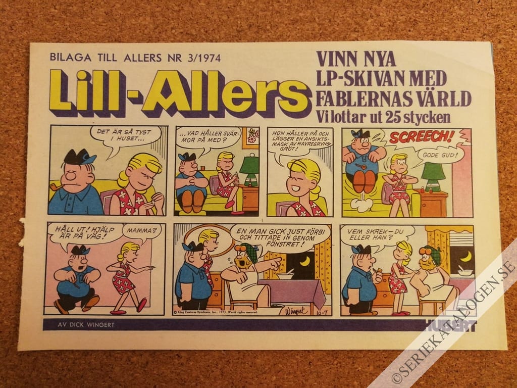 Framsida på Lill-Allers #3 (1974)