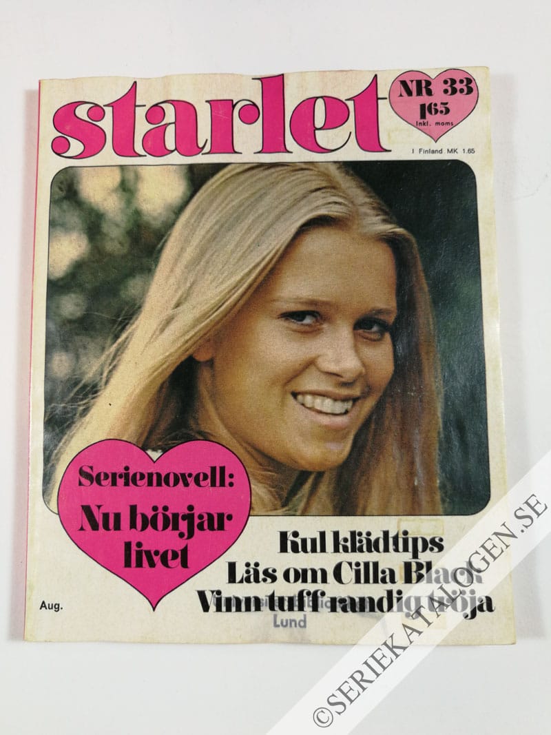 Framsida på Starlet #33 (1971)
