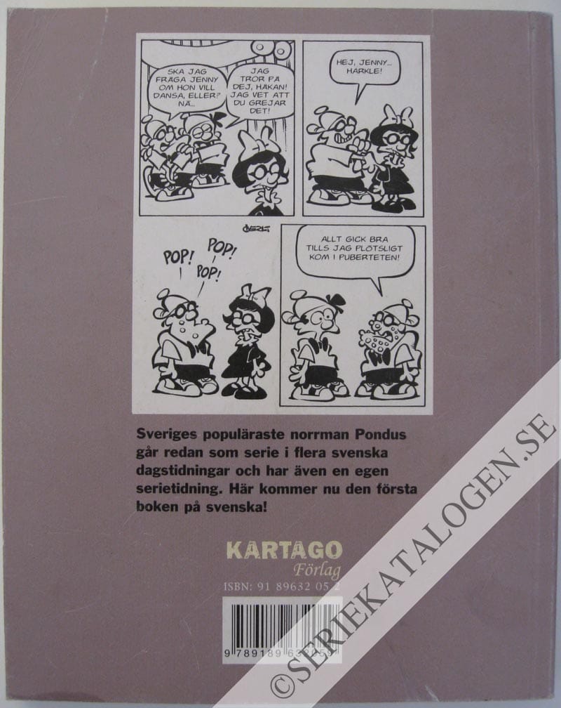 Baksida på Pondus tar sig vatten över huve't! (2002)