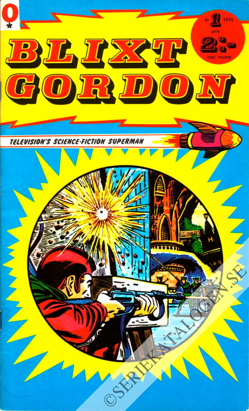 Framsida på Blixt Gordon #1 (1974)
