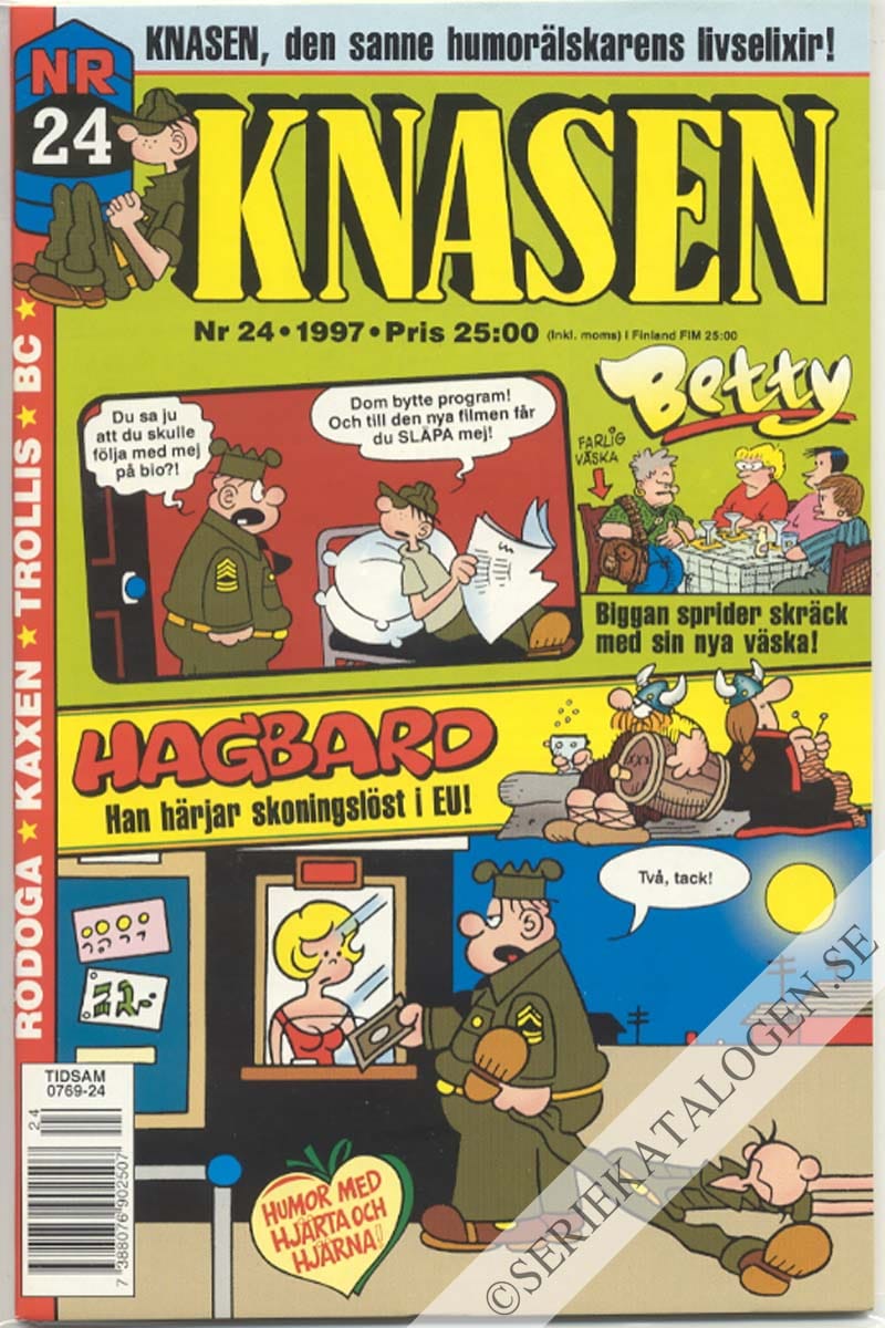 Framsida på Knasen #24 (1997)