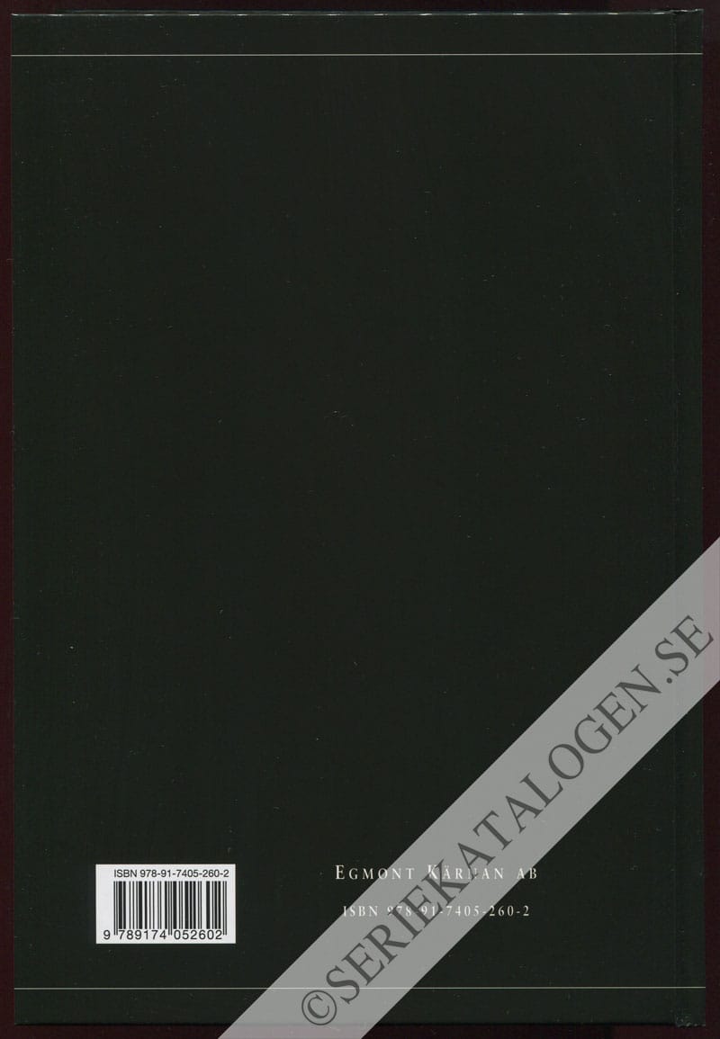 Baksida utan skyddsomslag (2009)