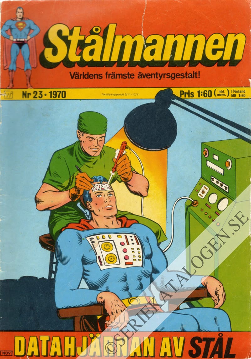 Framsida på Stålmannen #23 (1970)