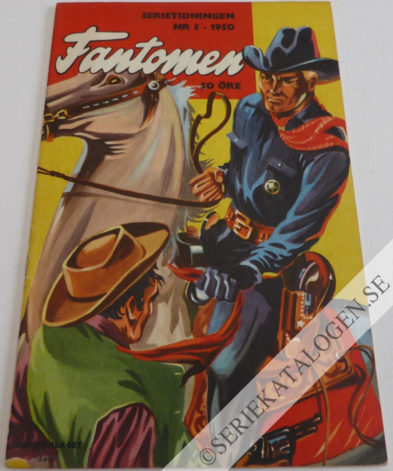 Framsida på Fantomen #5 (1950)