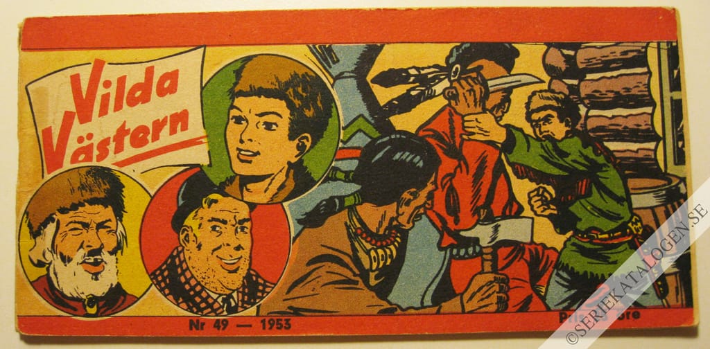 Framsida på Vilda Västern #49 (1953)