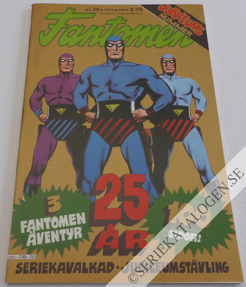 Framsida på Fantomen #20 (1975)