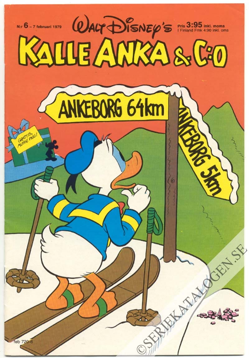 Framsida på Kalle Anka & C:o #6 (1979)