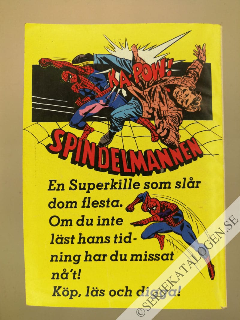 Baksida på Dödligt uppdrag (1979)