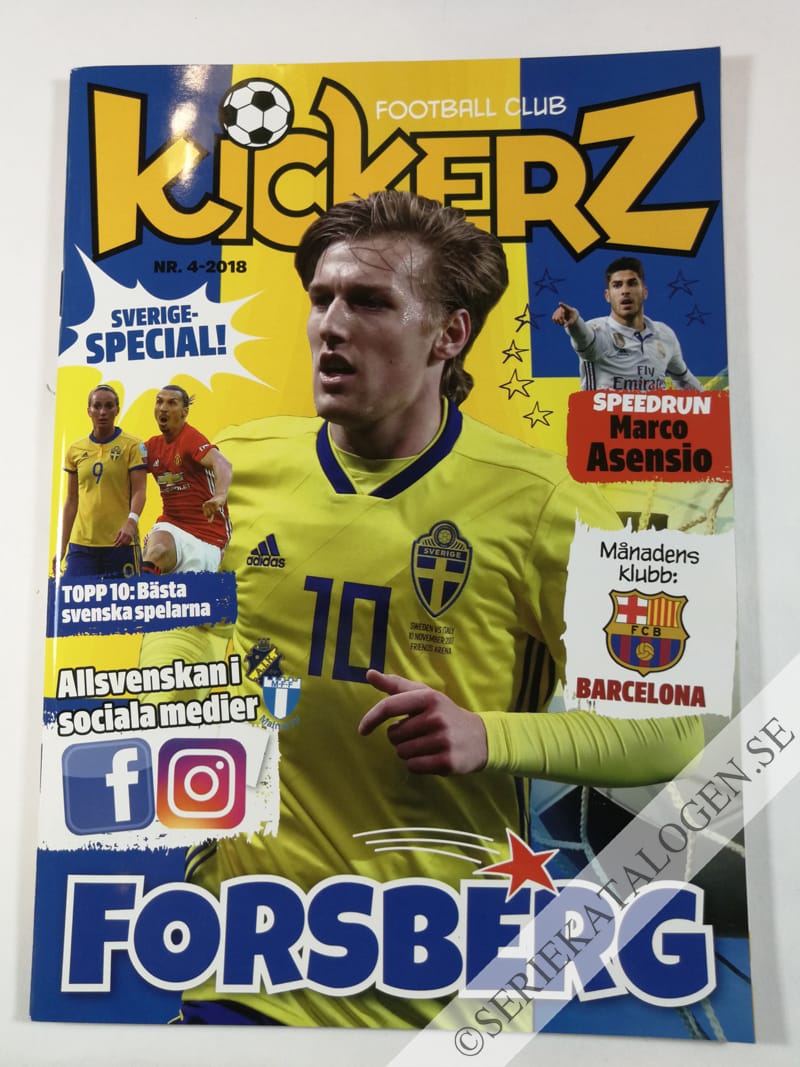 Framsida på Kickerz Football Club #4 (2018)