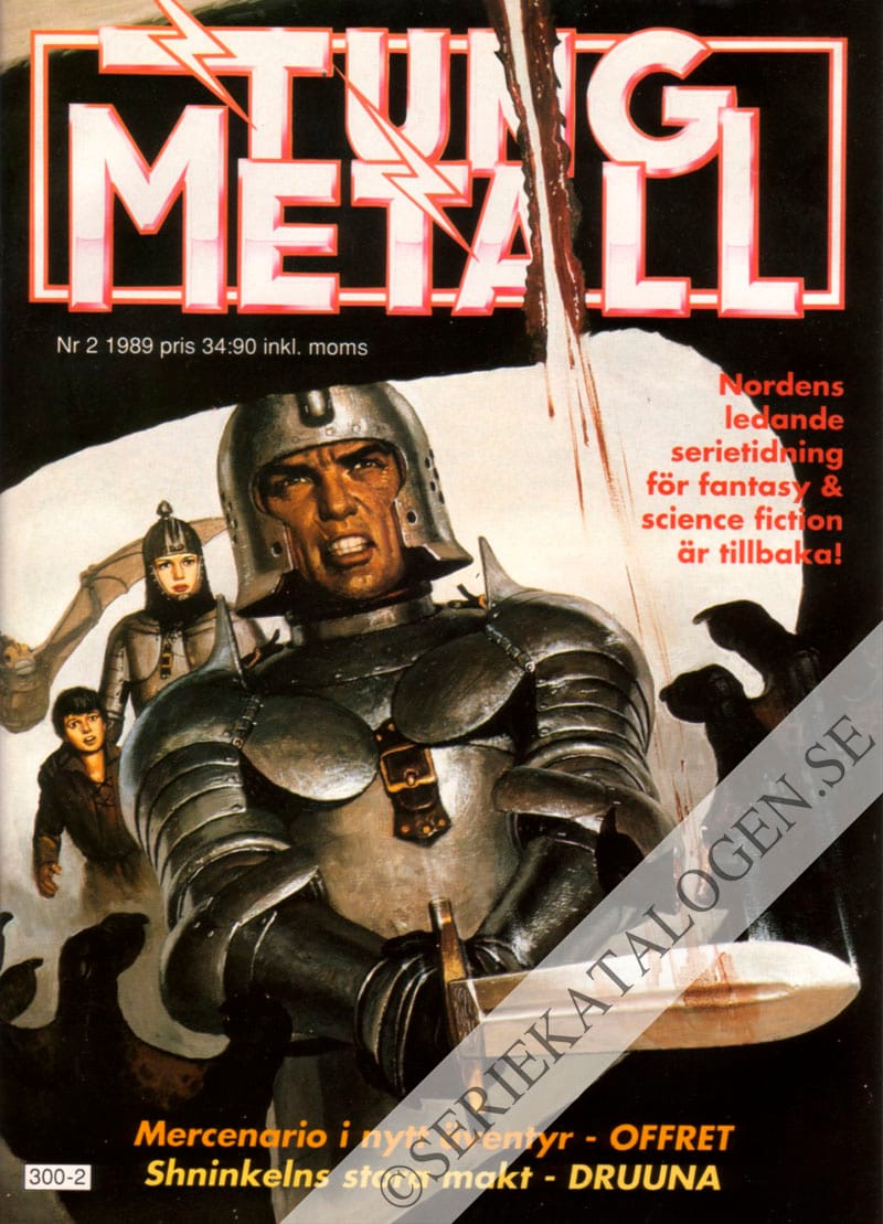 Framsida på Tung metall #2 (1989)