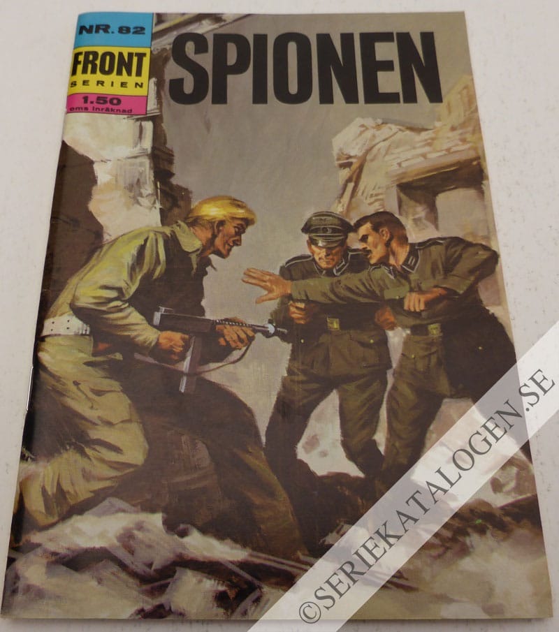 Framsida på Frontserien #82 - Spionen (1971)