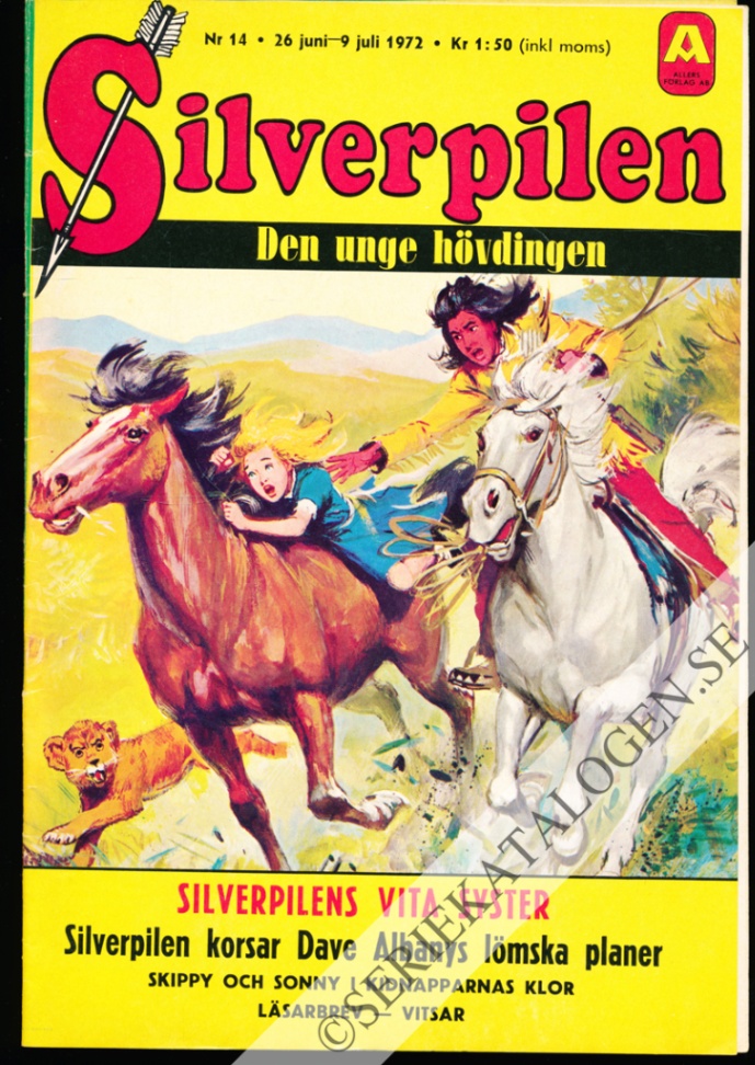 Framsida på Silverpilen #14 (1972)