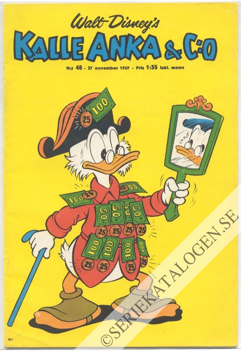 Framsida på Kalle Anka & C:o #48 (1969)
