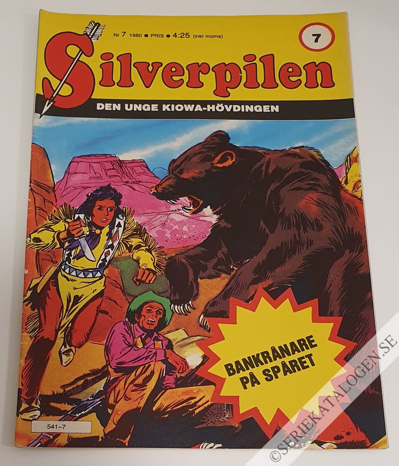Framsida på Silverpilen #7 (1980)