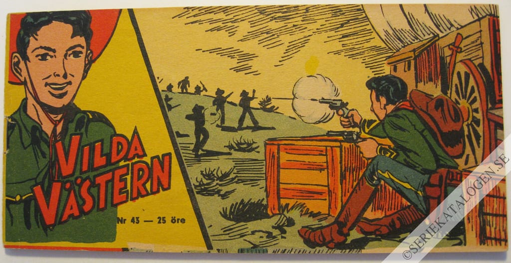 Framsida på Vilda Västern #43 (1958)