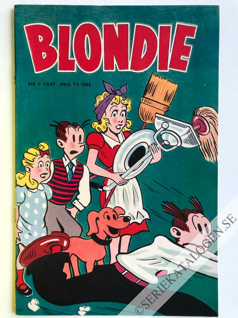 Framsida på Blondie #7 (1957)