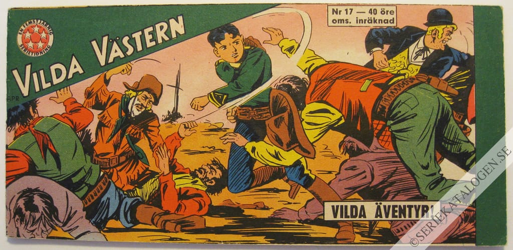 Framsida på Vilda Västern #17 (1966)