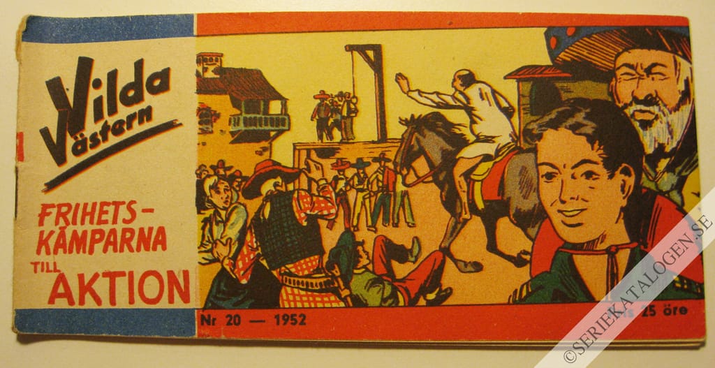 Framsida på Vilda Västern #20 (1952)