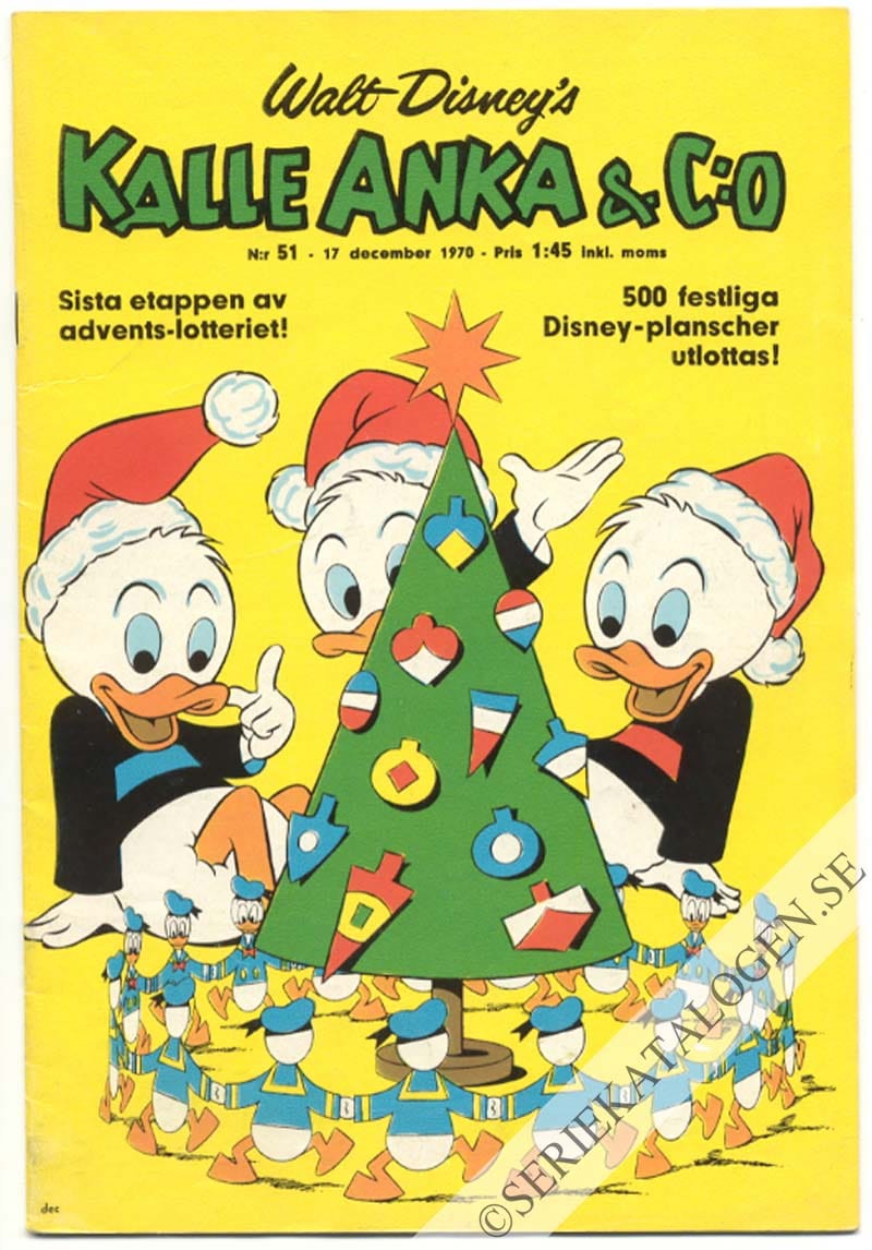 Framsida på Kalle Anka & C:o #51 (1970)