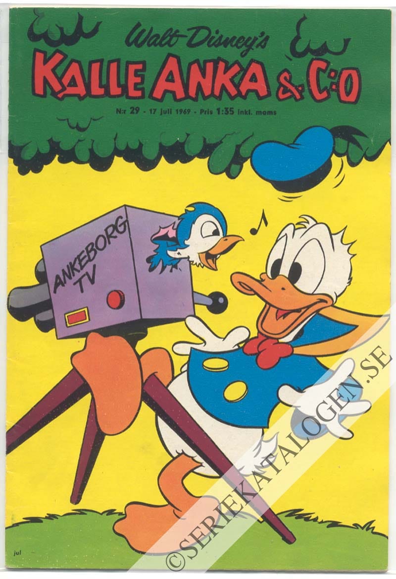 Framsida på Kalle Anka & C:o #29 (1969)