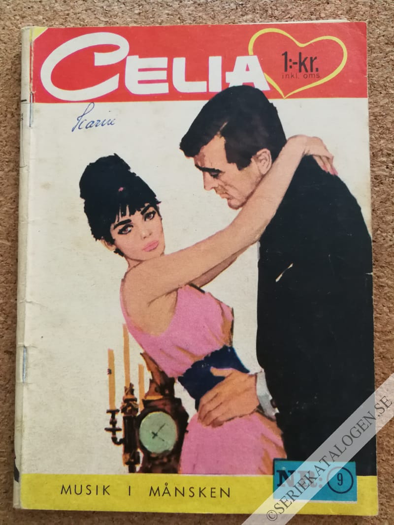 Framsida på Celia Musik i månsken (1965)