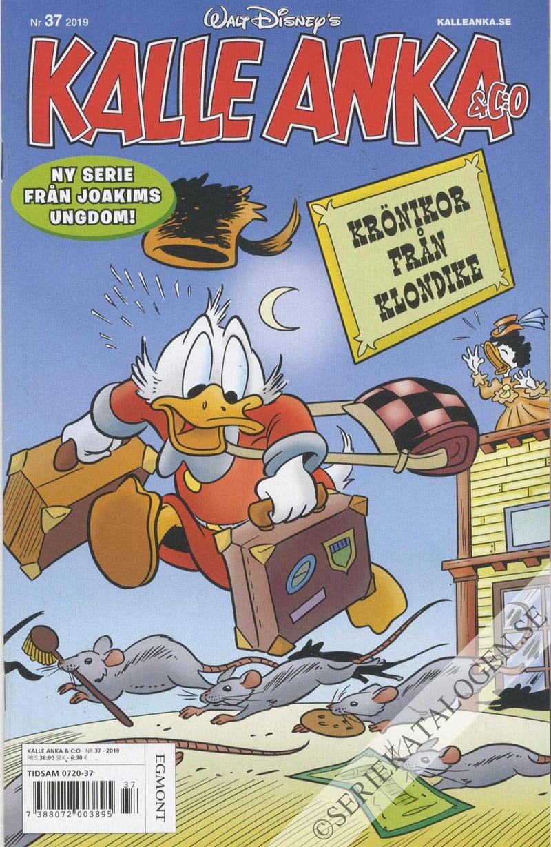 Framsida på Kalle Anka & C:o #37 (2019)