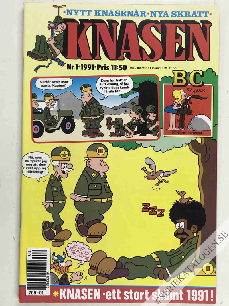 Framsida på Knasen #1 (1991)